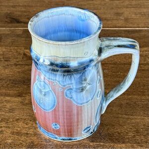 Bill Campbell Crystalline Pottery Stein/Large Mug